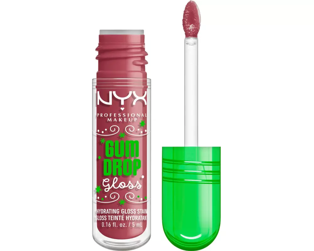 NYX Professional Makeup Lip Gloss Holiday 2025 Gumdrop Cranberry Splash