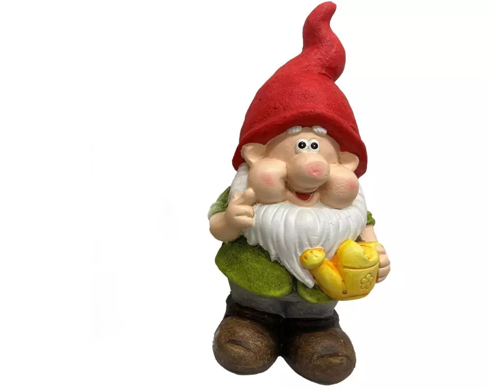 Dameco Dekofigur Gartenzwerg mit Giesskanne, 12 x 15 x 28 cm