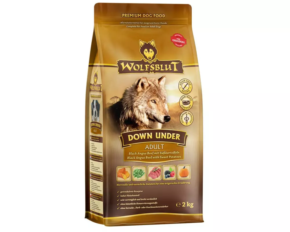 Wolfsblut Trockenfutter Canine Adult Down Under Black Angus, 2 kg
