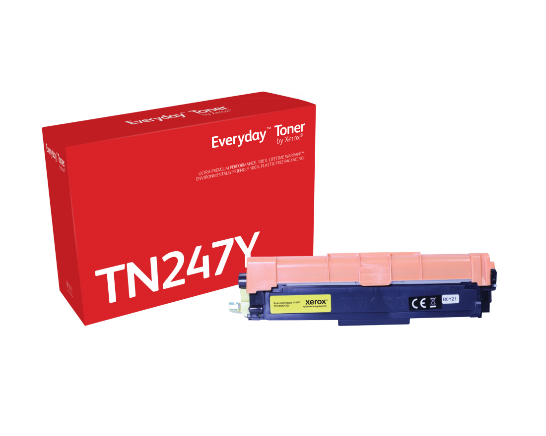 Everyday™ Gelb Toner von Xerox, kompatibel mit Brother TN247Y, Hohe Kapazität
