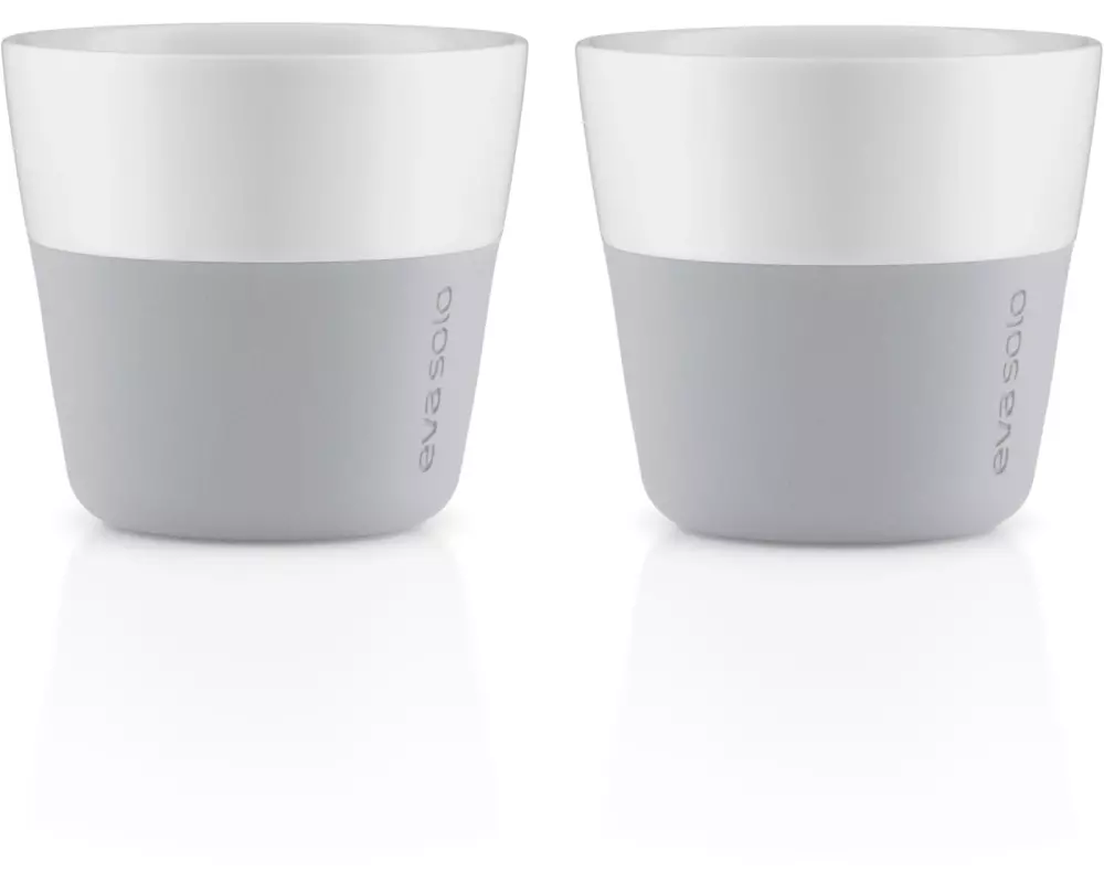 Eva Solo Kaffeebecher 230 ml, 2 Stück, Hellgrau/Weiss