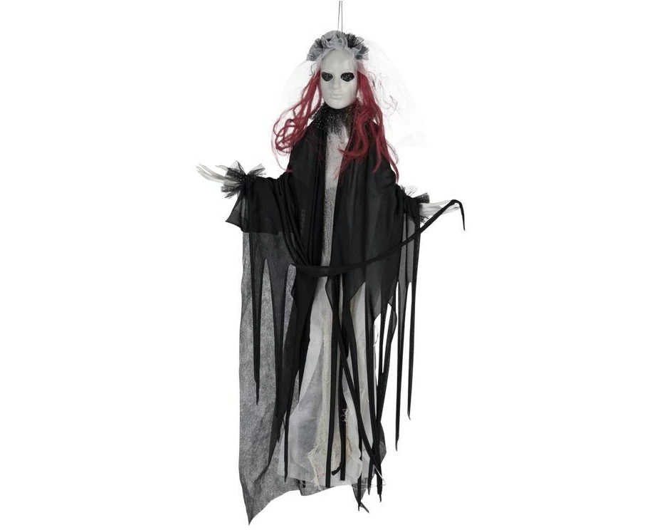 Dekomat AG Halloweenfigur Braut 1 Stück, Schwarz
