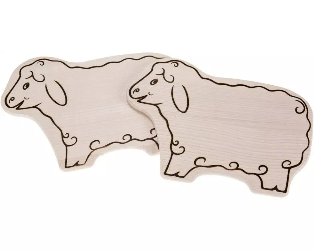 creanorm Schneidebrett in Schaf-Form 18 cm x 25 cm
