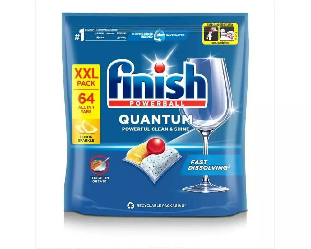 Finish Spülmaschinen-Caps Quantum Tabs Zitrone 24 Stück