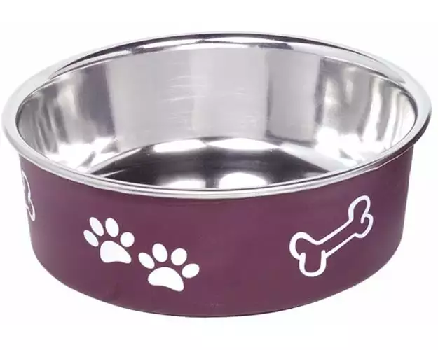 Nobby Edelstahlnapf Fusion S, 0.5 l, Rot