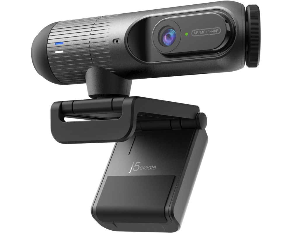 j5create JVU302 Webcam 5 MP 2560 x 1440 Pixel USB-C Schwarz
