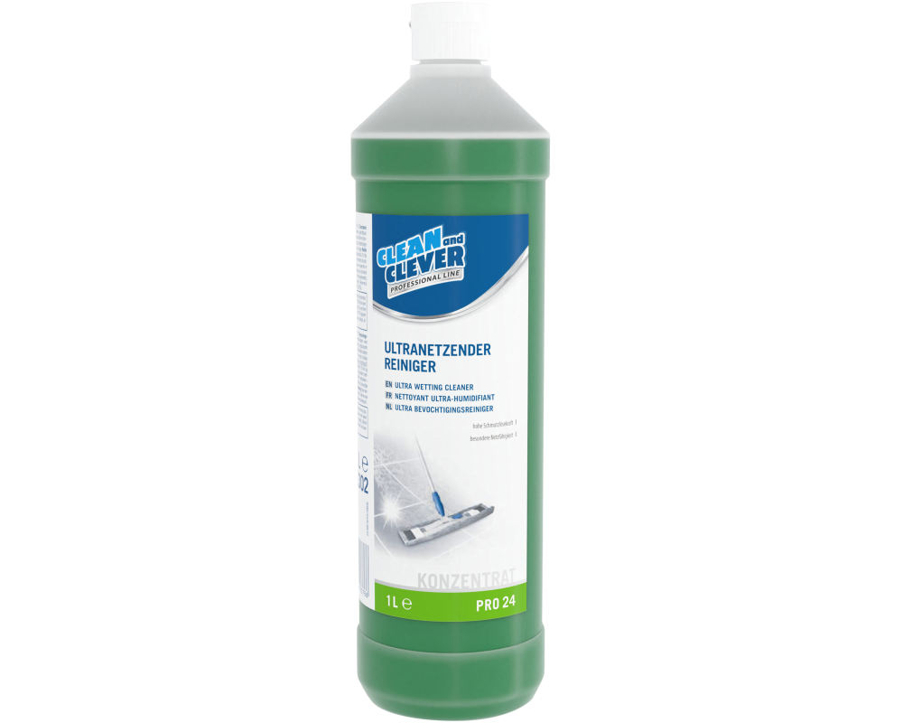 CLEAN AND CLEVER Ultranetzender Reiniger 1lt 40652 PRO24