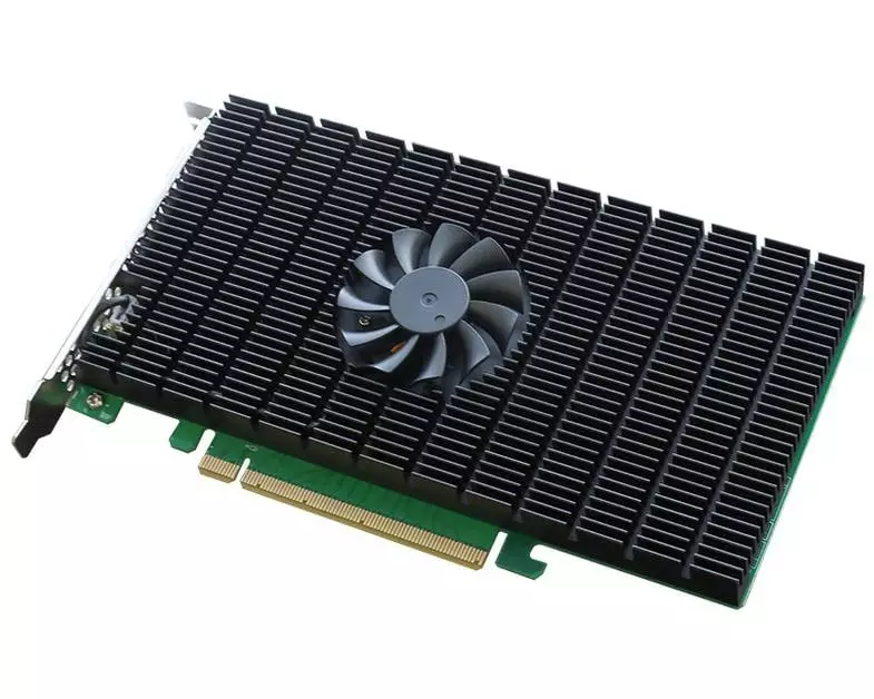 Highpoint Host Bus Adapter Rocket 1504 PCI-Ex16v4 - 4x M.2 NVMe