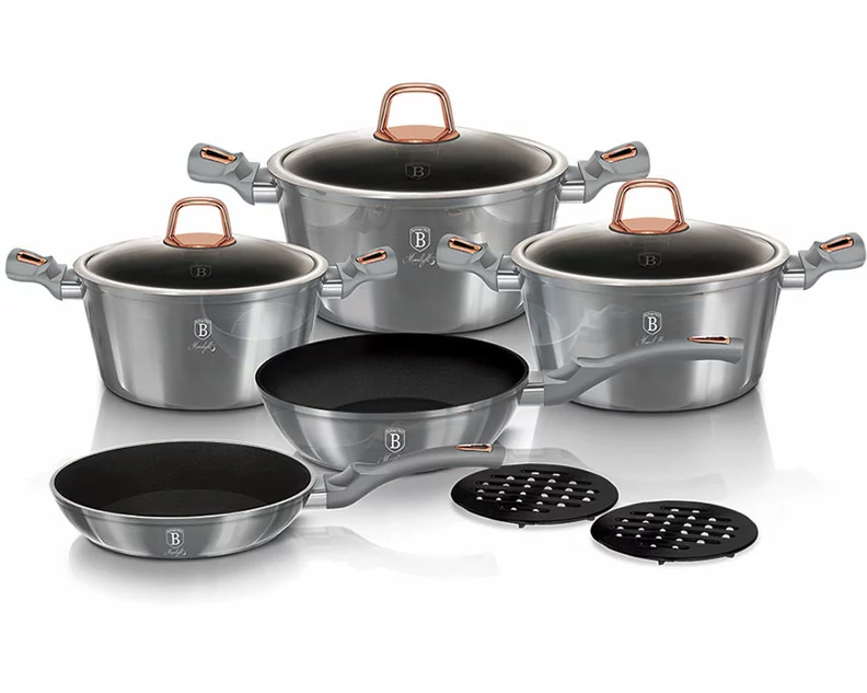 Berlinger Haus Pfannenset Moonlight Collection 10 tgl.