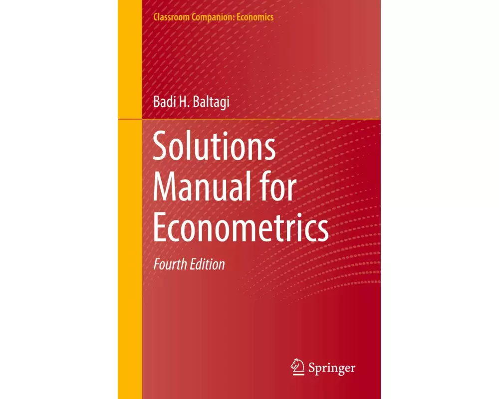 Solutions Manual for Econometrics