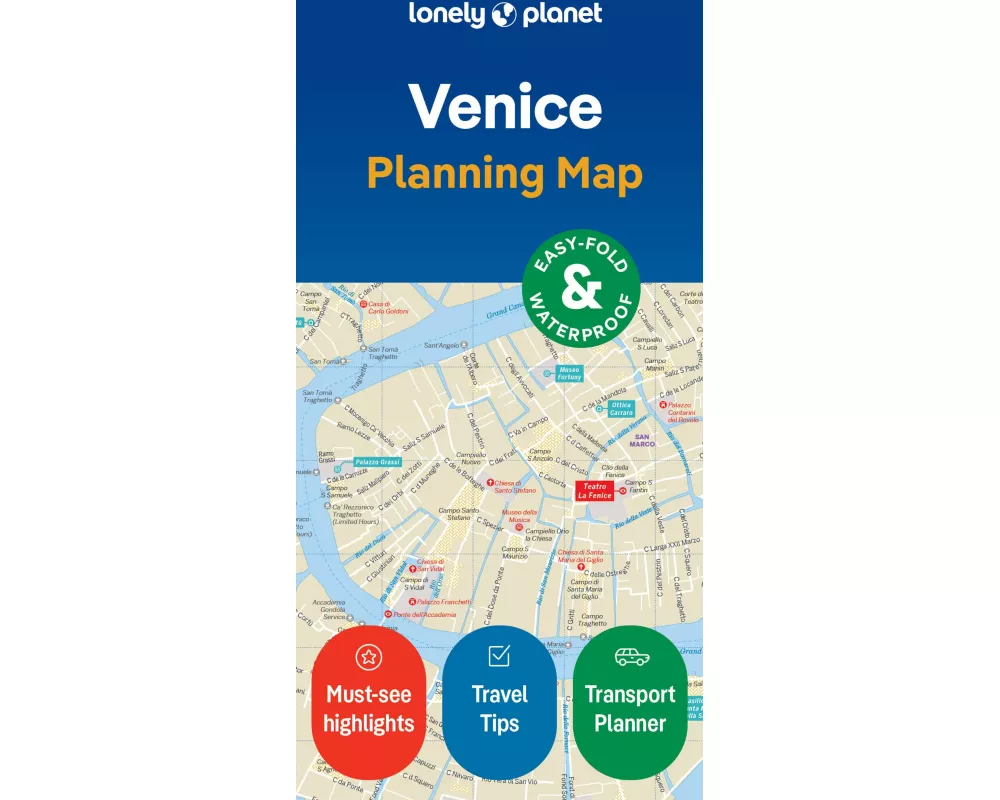 Lonely Planet Venice City Map