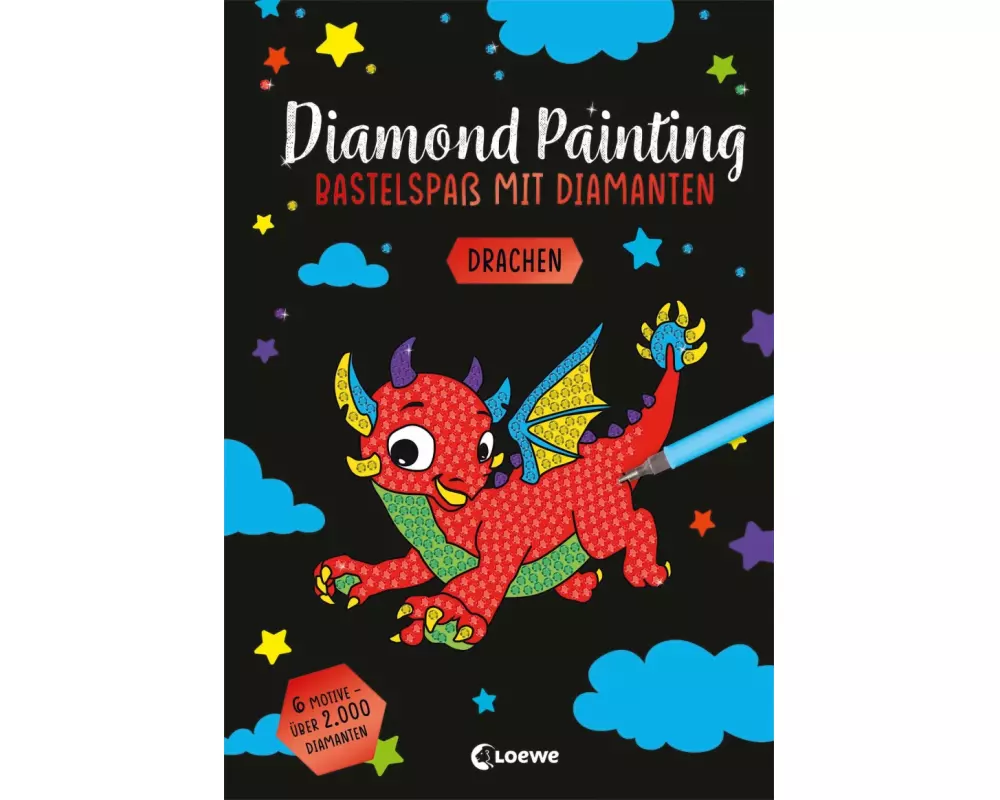 Diamond Painting - Bastelspaß mit Diamanten - Drachen
