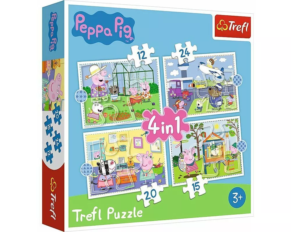 4 in 1 Puzzle - Peppa Pig
