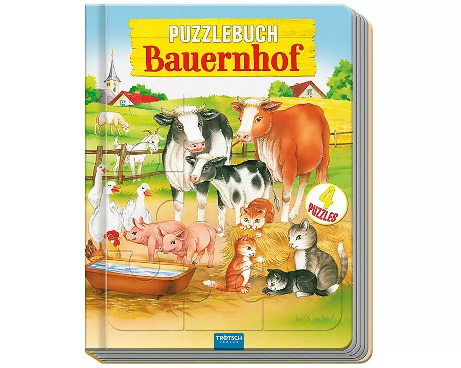 Trötsch Puzzlebuch Bauernhof