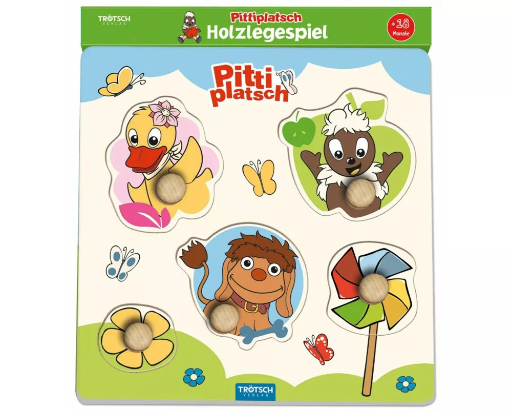 Trötsch Pittiplatsch Holzlegespiel