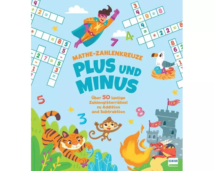 Mathe-Zahlenkreuze - Plus und Minus