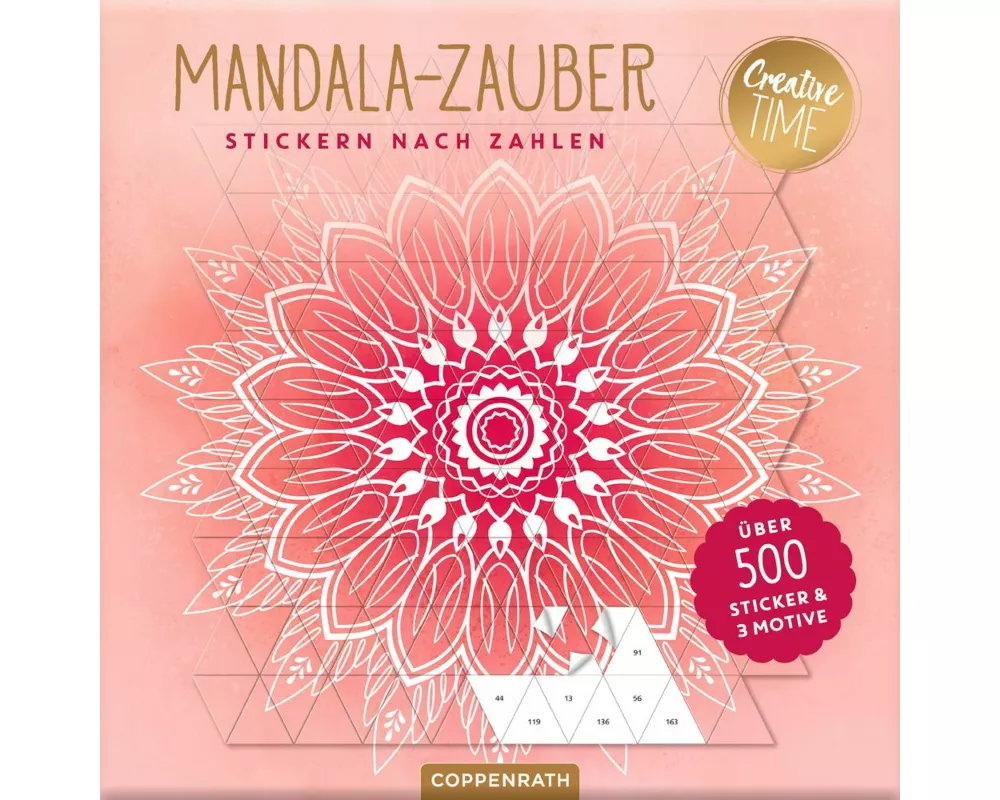 Stickern nach Zahlen Mandala-Zauber