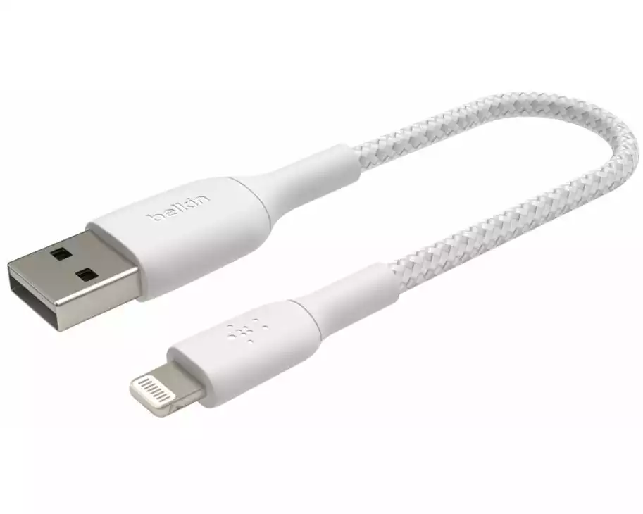 Belkin USB-Ladekabel Braided Boost Charge USB-A - Lightning 0.15 m