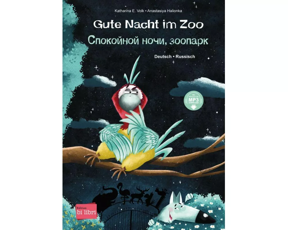 Gute Nacht im Zoo (Deutsch-Russisch)