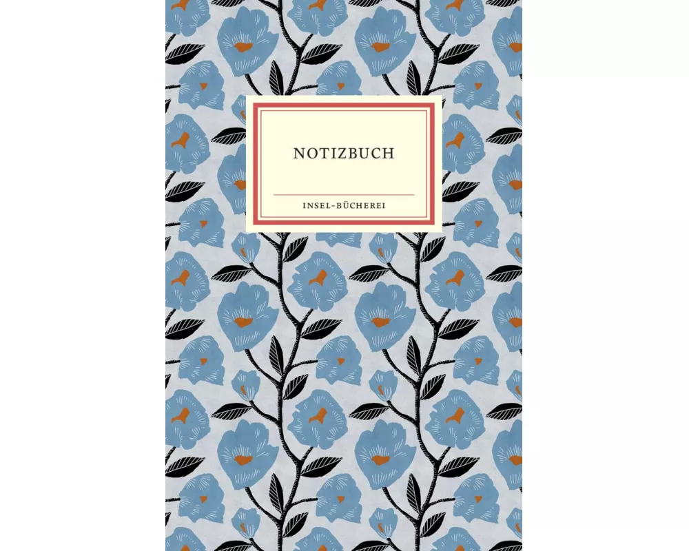 Notizbuch Insel-Bücherei »Blaue Mohnblumen«