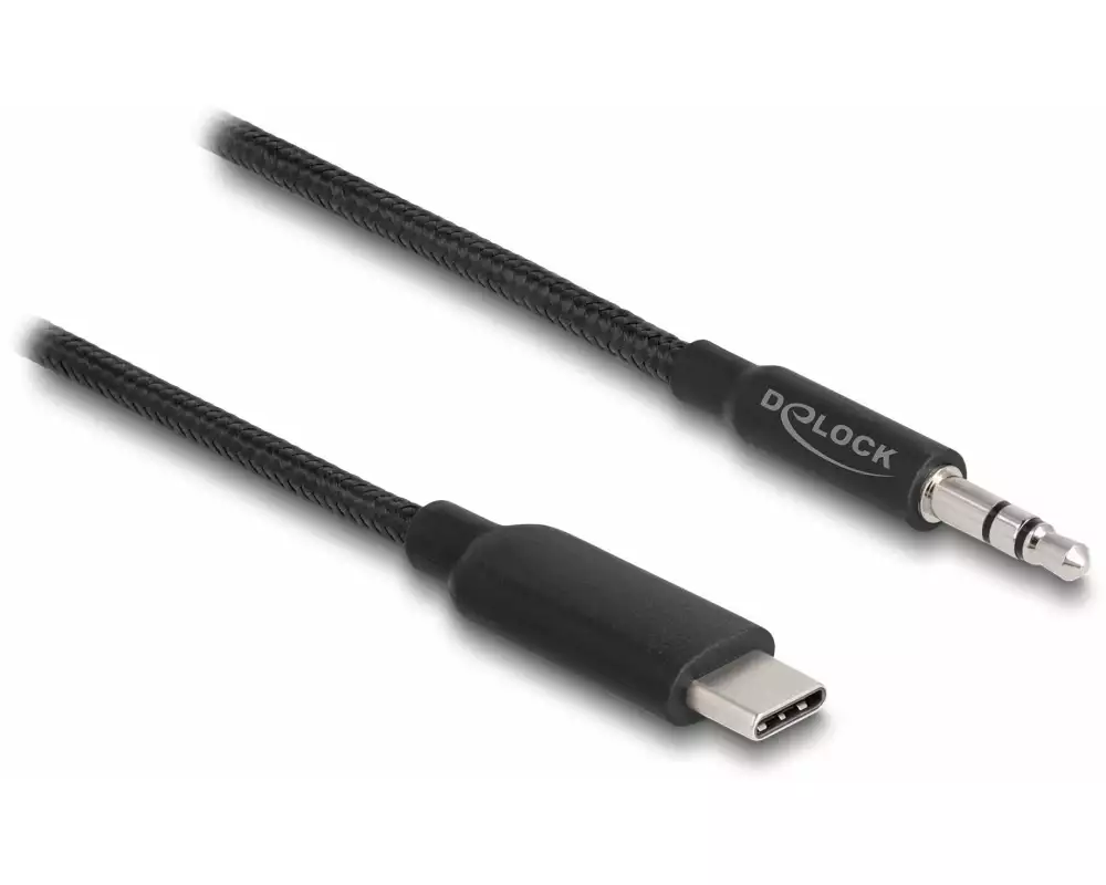 Delock Audio-Kabel USB-C - 3.5 mm Klinke 1 m