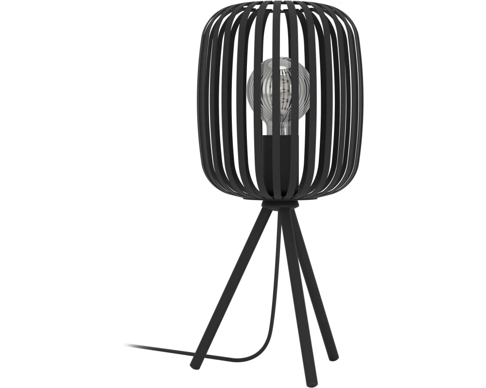 EGLO Leuchten Tischleuchte Zigbee ROMAZZINA schwarz exkl. E27 1x40W
