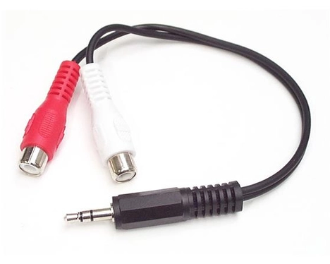 6IN RCA STEREO AUDIO CABLE