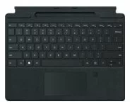 Microsoft Surface Pro 10/9/8 Keyboard black with Fingerprintreader COMM NO PEN CHARGING SLOT DE/AT