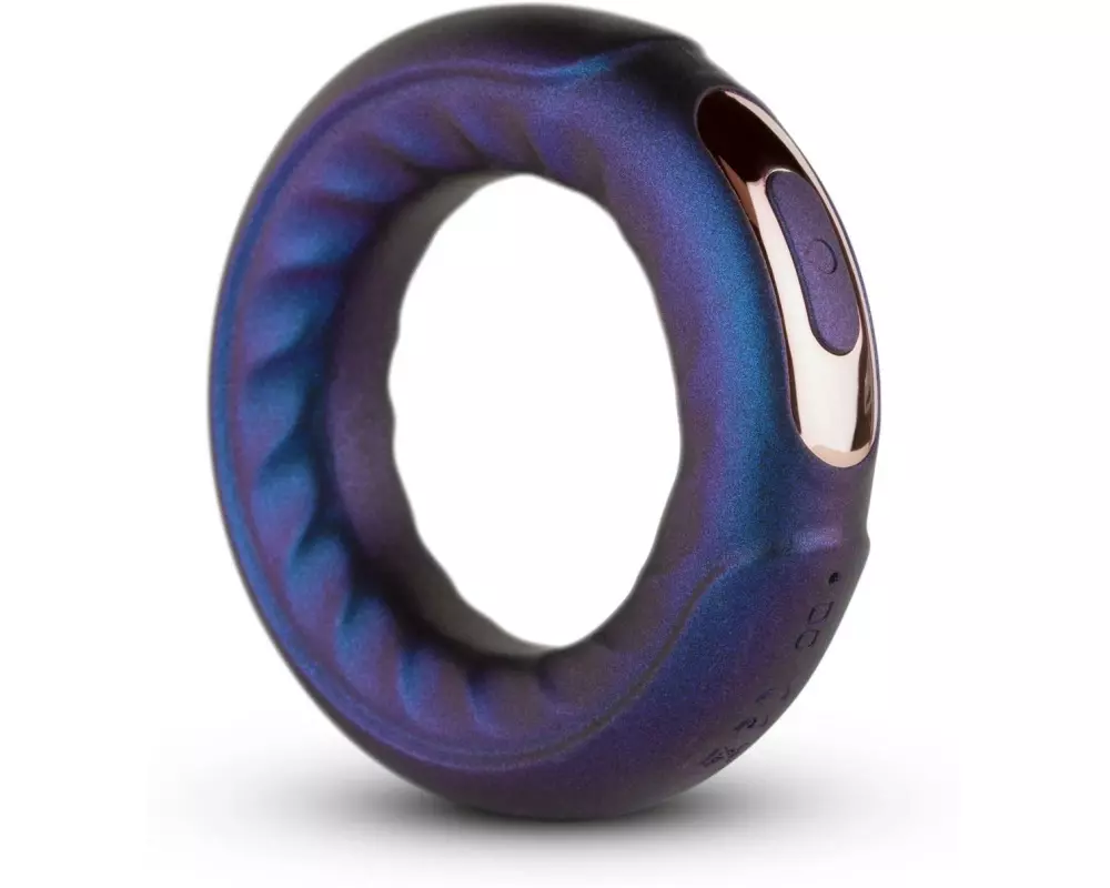 Hueman Saturn vibrierender Penis/Hodenring Lila