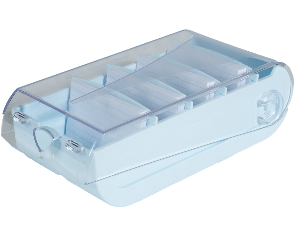 EXACOMPTA Karteikartenbox Bunny A7 5346223D pastellblau 13.2x8.5x25cm