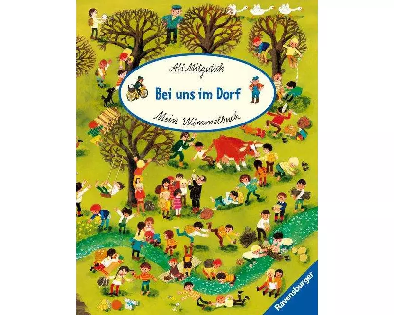 Mein Wimmelbuch: Bei uns im Dorf