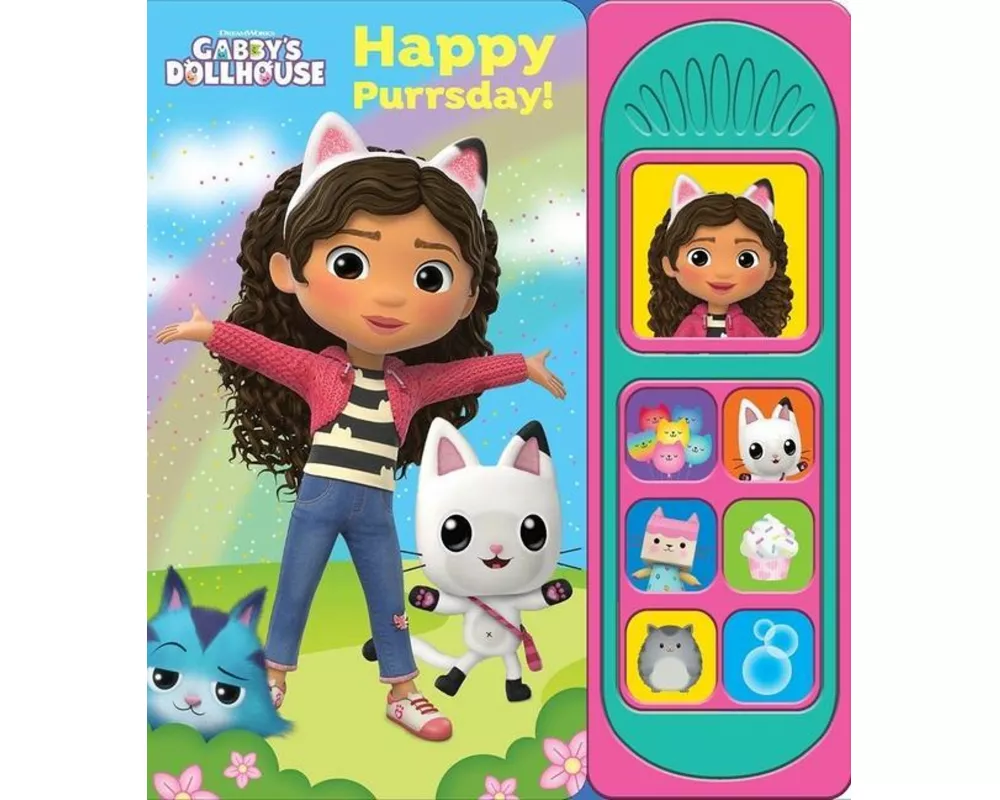 Dreamworks Gabbys Dollhouse Happy Purrsday Sound Book