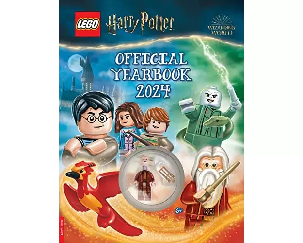 LEGO Harry Potter(TM): Official Yearbook 2024 (with Albus Dumbledore(TM) minifigure)