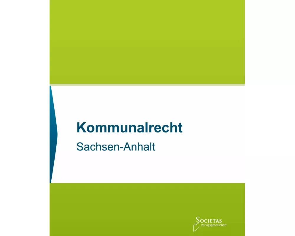 Kommunalrecht Sachsen-Anhalt