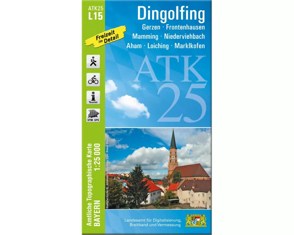 ATK25-L15 Dingolfing (Amtliche Topographische Karte 1:25000)