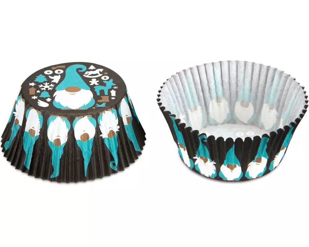 Städter Muffin-Backform Wichtel ø 5/7 cm, 50 Stück, Mehrfarbig