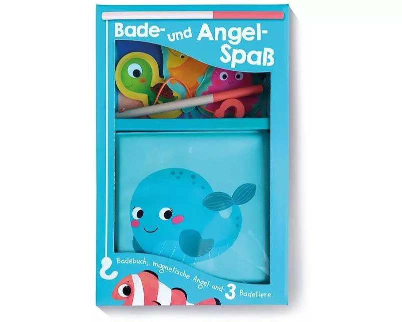 Bade- und Angelspaß (Blaue Box - Cover Wal)