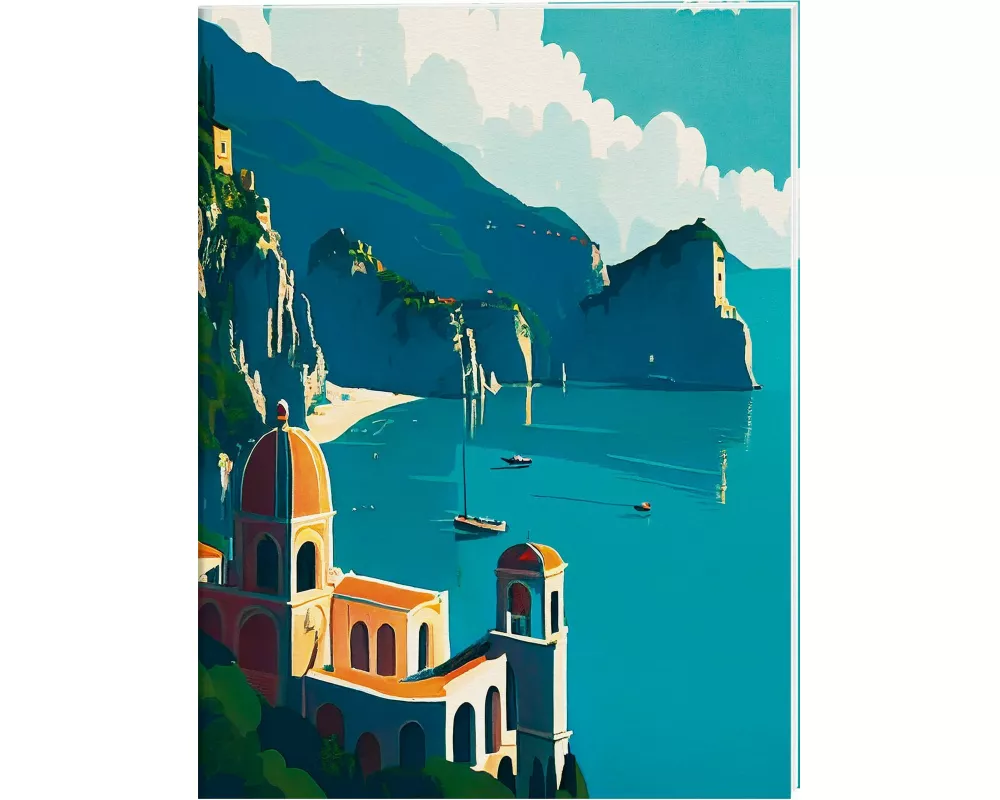 Amalfi Großes Notizheft Motiv Amalfi-Küste
