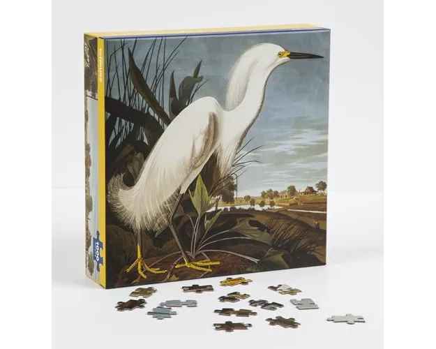 Snowy Egret, James Audubon 1000-Piece Puzzle