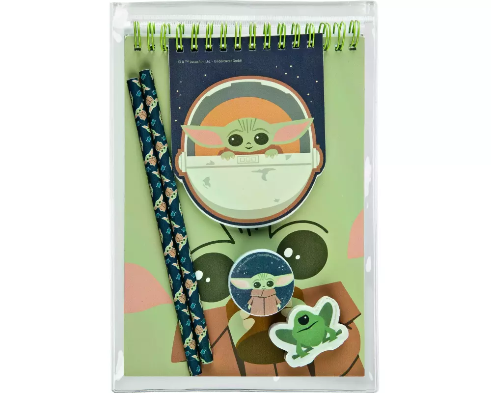 Undercover Schreibset Mandalorian A6 5-teilig