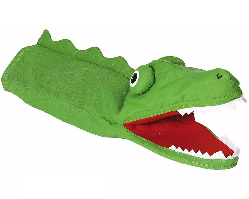 Handpuppe Krokodil