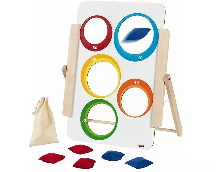 Zielwurfspiel für Klein und Groß, beidseitig bespielbar