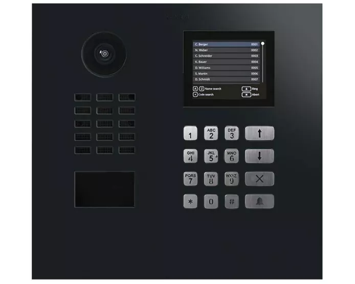 Doorbird D22DKH IP Video Türsprechanlage Graphitschwarz (Polar Raven)