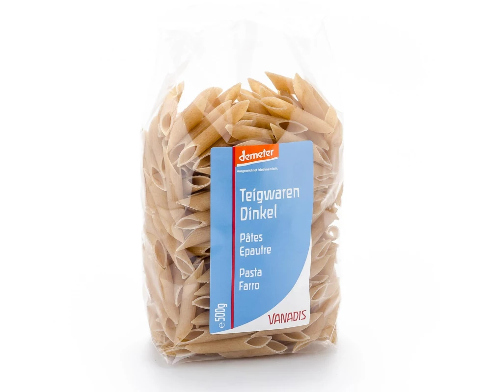 Vanadis Penne Dinkel, Demeter 500 g
