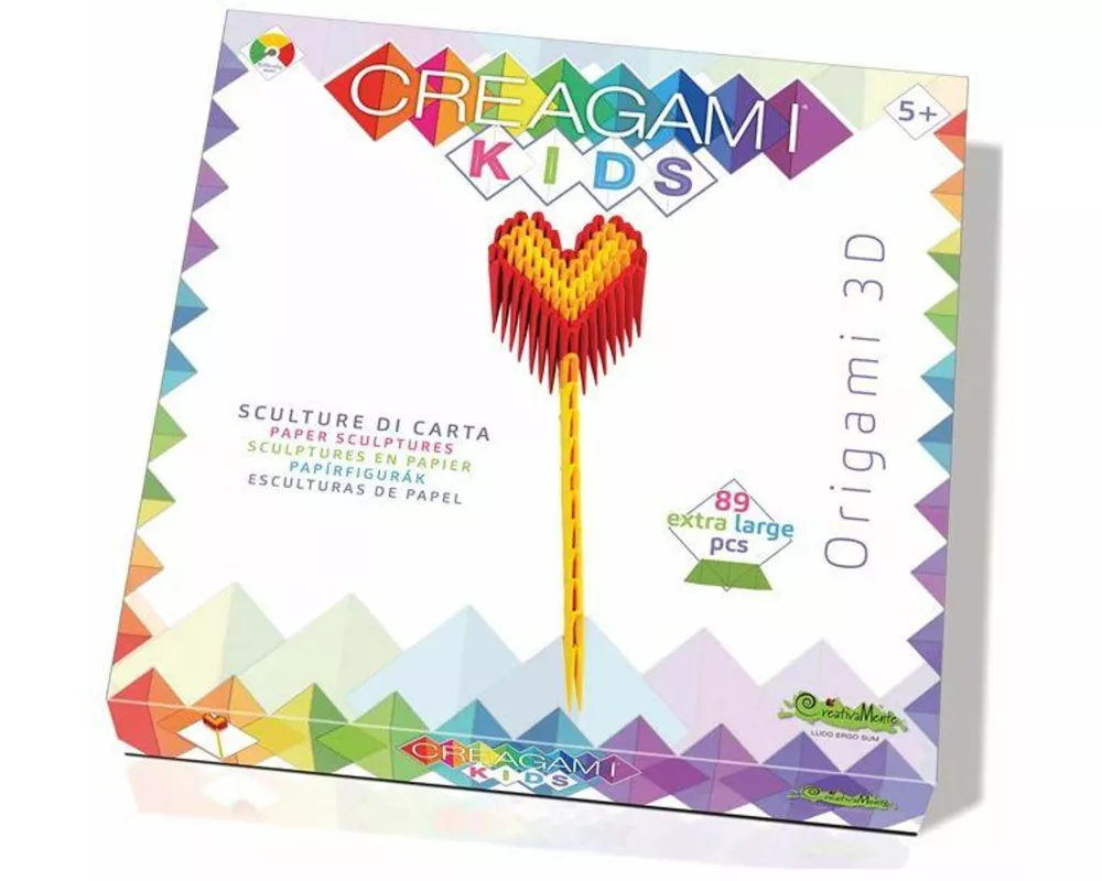 CREAGAMI - Origami 3D KIDS Herz 89 Teile