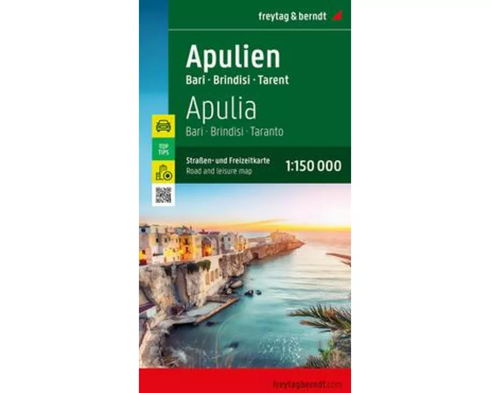 freytag & berndt Straßenkarte Apulien 1:150.000