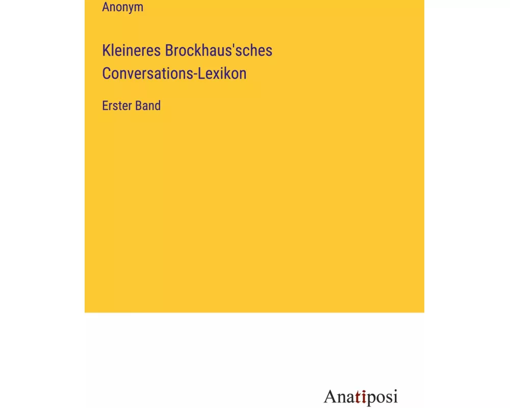 Kleineres Brockhaus'sches Conversations-Lexikon