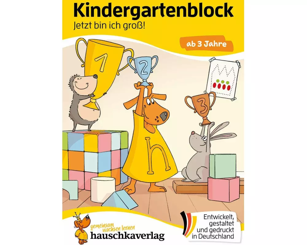 Kindergartenblock ab 3 Jahre - Jetzt bin ich groß!