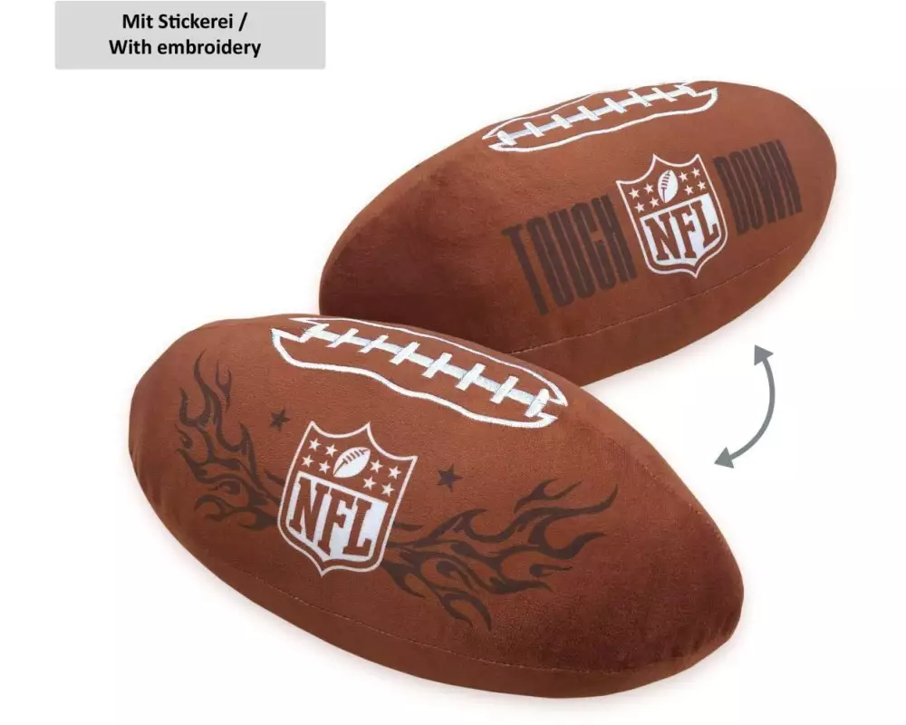 Herding Kissen NFL 16.5 x 36 cm, Braun
