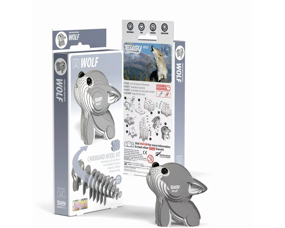 EUGY - 3D Bastelset Wolf